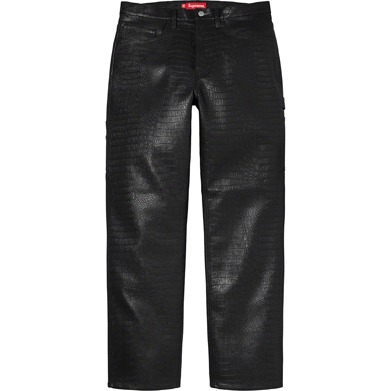 Faux Croc Painter Pant view 4